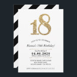 18:e FÖDELSEDAGSFESTEN INBJUDAN moderna guld glitt<br><div class="desc">by kat masard >> kat@simplysweetPAPERIE.com <<< NOTE - guld glitter är ett tryckt bild. En enkel, men ändå snyggt inbjudan till BIRTHDAY. Wow dina vänner och din familj med det här lilla numret;D-konfiguration som mall är det enkelt att lägga till egna uppgifter eller slått anpassningsknappen och du kan lägga till...</div>