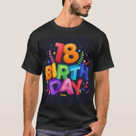 18:e födelsedagsfirandet t shirt