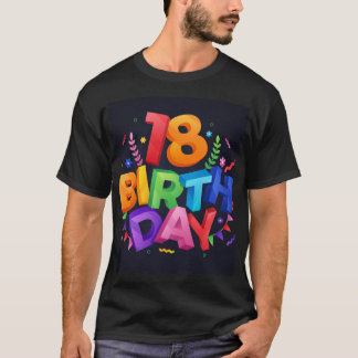 18:e födelsedagsfirandet t shirt