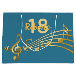 18:e födelsedagskalender grönt musik noter