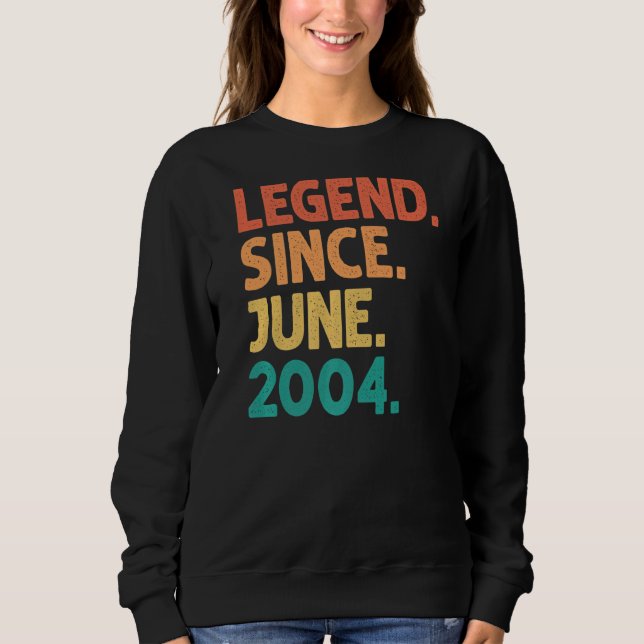 18:e födelsedagslätten sedan juni 2004 18 år gamma t shirt (Framsida)