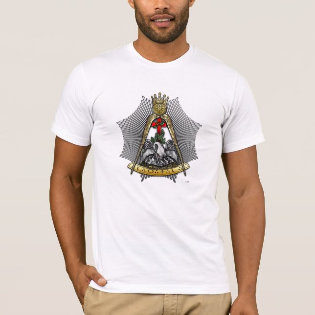 18:e grader: Knight of the Ro Croix T Shirt (Framsida)