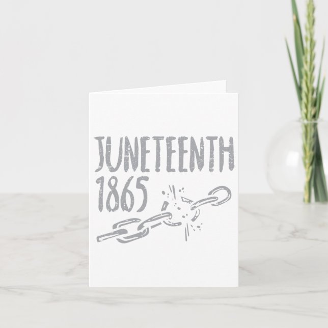 18:e juni 1865-Pridet i kedjan 19:e Svarta Afrikan Kort (Framsida)