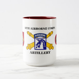 18:e LUFTBORNEN CORPS ARTILLERY MUGG