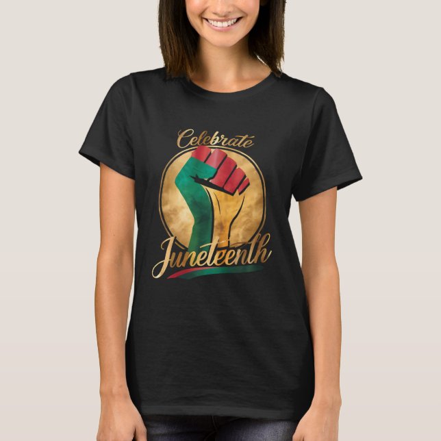 18:e skirt, Frihetsdagen, africausa tshirt T Shirt (Framsida)