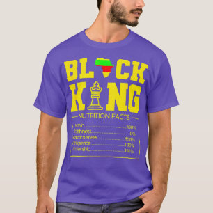 18:e Svarta Kungen - näringsfakta T Shirt