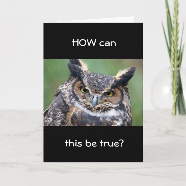 **18:e** WHOOOOO TÄNKER ATT DU KAN BLI SÅ GAMLAL?  Kort (Framsida)