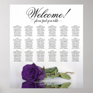 18 Elegant Royal Bord Lila Ro Poster