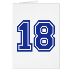 18 - En arton Hälsningskort