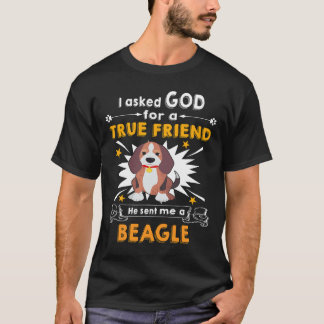 18 En beagle till Gud sann vän T Shirt