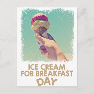 18 februari - Ät isgrädda för frukost-dagen Vykort
