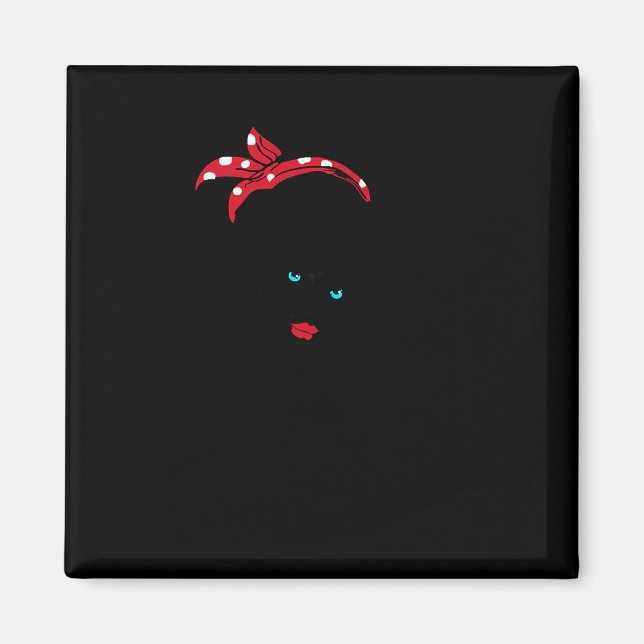 18.Flygassisterande flygassistent Rosie the Riv Magnet (Framsidan)