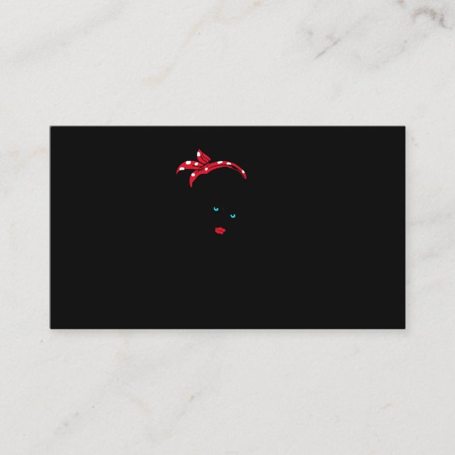 18.Flygassisterande flygassistent Rosie the Riv Visitkort (Framsida)