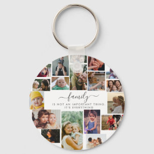 18 Fotokollage Cute Family Kärlek-minne Nyckelring