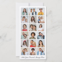 18 Fotokollage lägg till din egen Hälsning