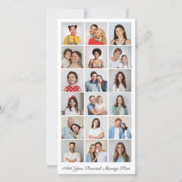 18 Fotokollage lägg till ditt eget gratulationskor