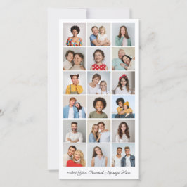 18 Fotokollage lägg till ditt eget gratulationskor