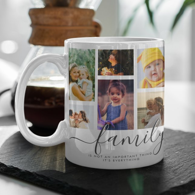 18 Fotokollage Söt familj kärlek minne Kaffemugg (Skapare uppladdad)