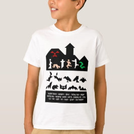 18 Halloween Tangram Bilder T Shirt