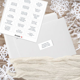 18 Individuell mottagare av vitflottan i Namn Adre Klistermärken