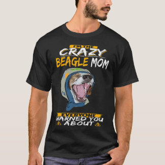 18 Jag är Crazy Beagle Mamma T Shirt