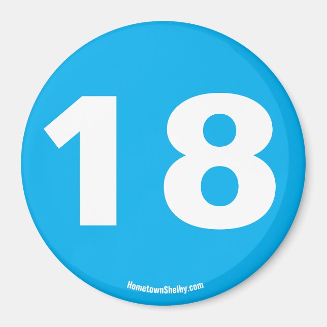 18 magnet (Framsidan)