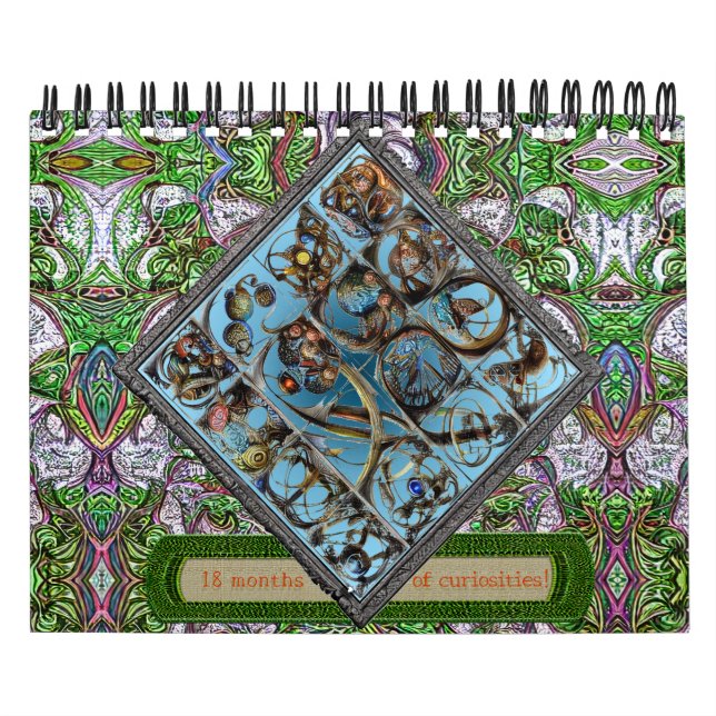 18-månaders sparsam design, monteringskalender kalender (Omslag)