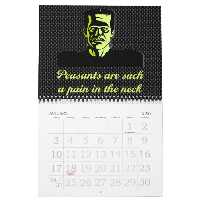 18-MånadHalloween kalender (Jan 2027)