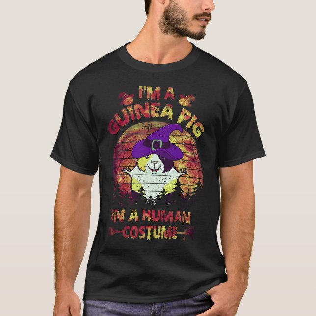 18 marsvin kostymer för människor t shirt (Framsida)