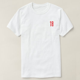 18 med erfarenhet Grafisk T-shirt