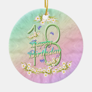 18 Regnbåge Ornament på födelsedagen