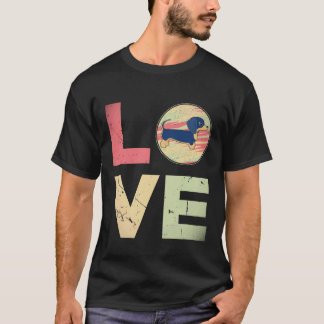 18 Retro vintage Dachshund Hund Mamma Gåvor Dachsh T Shirt