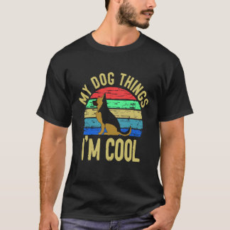 18 saker min hund tycker jag är cool tysk schäferh t shirt