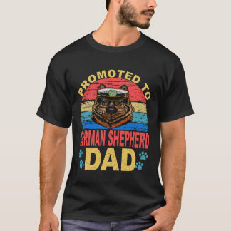 18 Uppflyttad till tysk shepherdpappa tysk shepher T Shirt