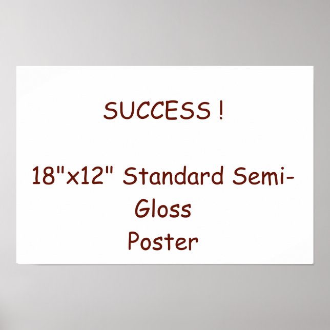 18"x12" Standard halvblank affisch (Framsidan)