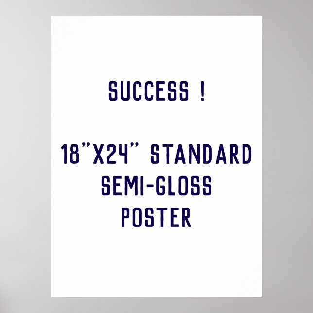 18"x24" Standard halvblank affisch (Framsidan)