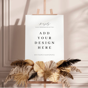 18"x24" Tryckning av bröllopsskyltar Poster