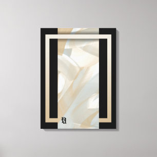 18 x 24-tums Sandy Tornado Trend Abstrakt Art Beig Canvastryck