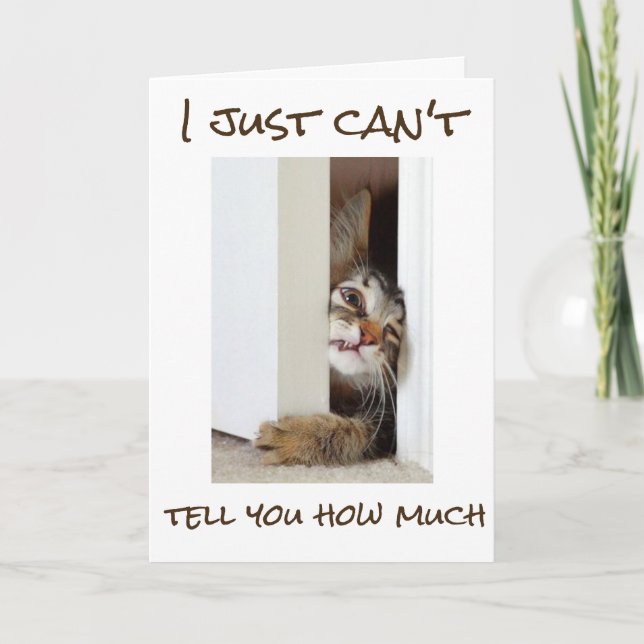 ***18th*** BIRTHDAY HUMOR=CAT-KATTESSET Kort (Framsida)