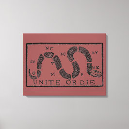 18th Century Unit or Die Canvas Väggutskrift