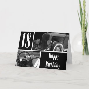 18th födelsedag för lycklig kort