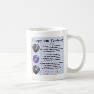 18th födelsedag för Sondikt Kaffemugg