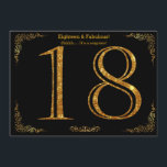 18th Födelsedagsfest Gatsby styl, svart guld- Inbjudningar<br><div class="desc">18th födelsedagsfest,  underbara Gatsby,  svart & guld,  dubbelsidigt,  elegantt som är redigerbara.

Ta bort eller ändra oönskad information. Försök annat formar.
Har frågar du som ses våra andra produkter,  för en customization.
Tack för dina snälla kommentarer.</div>