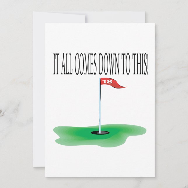 18th Hål Inbjudningar (Framsida)