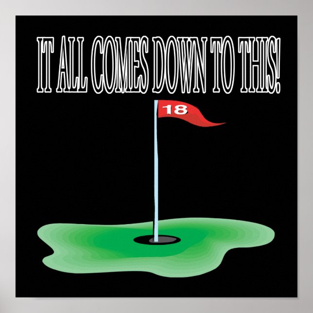 18th Hole Poster (Framsidan)