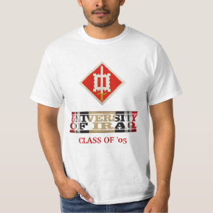 18th Ingenjörbrigaduniversiteten av den Irak T Shirt