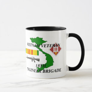 18th Kaffe koppar för ingenjörbrigadVietnam