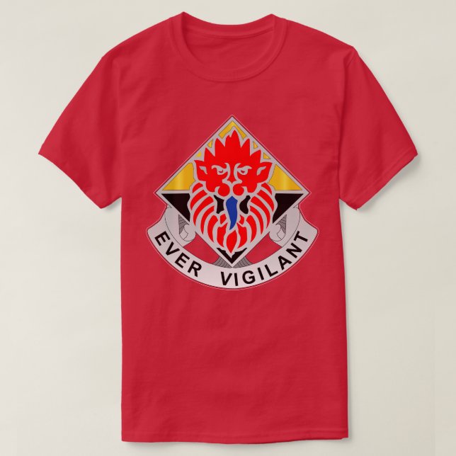 18th Military Police Brigade DUI utan Txt X T Shirt (Design framsida)