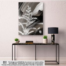 18x24"Terra’s Tender Whisper Abstract Brown Flower Canvastryck