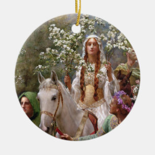 1900 av John Collier Julgransprydnad Keramik